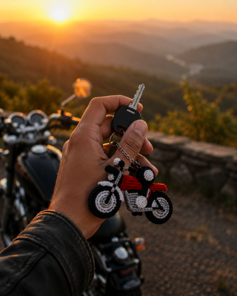 Easy Motorcycle Amigurumi Crochet Pattern